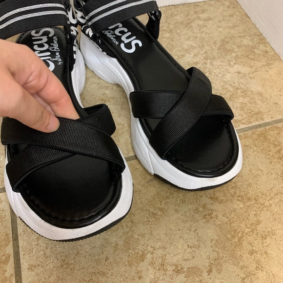 Sam Edleman Anderson Sandals black & white - Picture 9 of 9